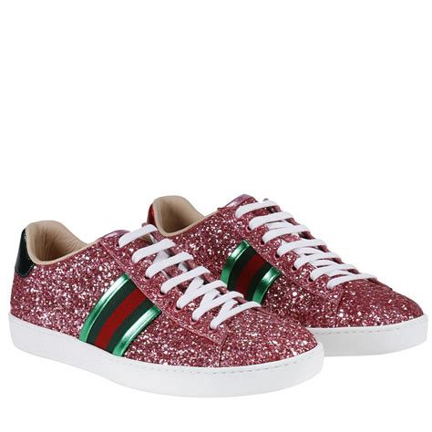 gucci pink neon sneakers|Gucci glitter sneakers cheap.